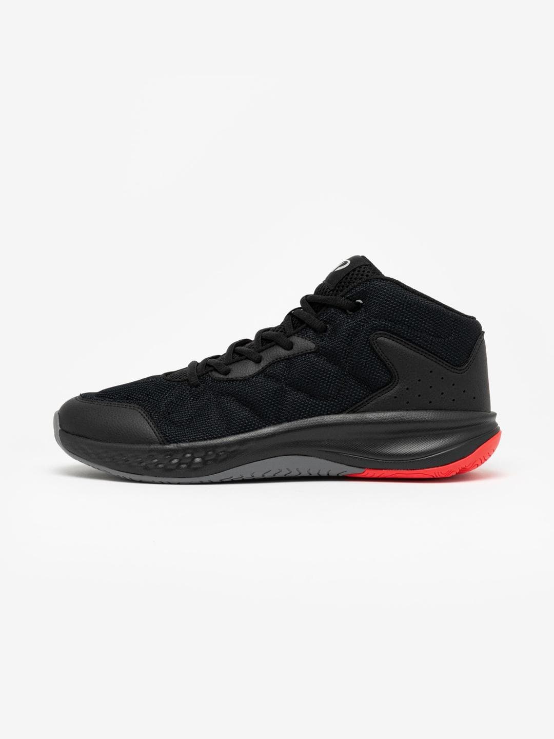 Decathlon Kipsta - Adults Black Essential 100 Foot Support Basketball Shoes