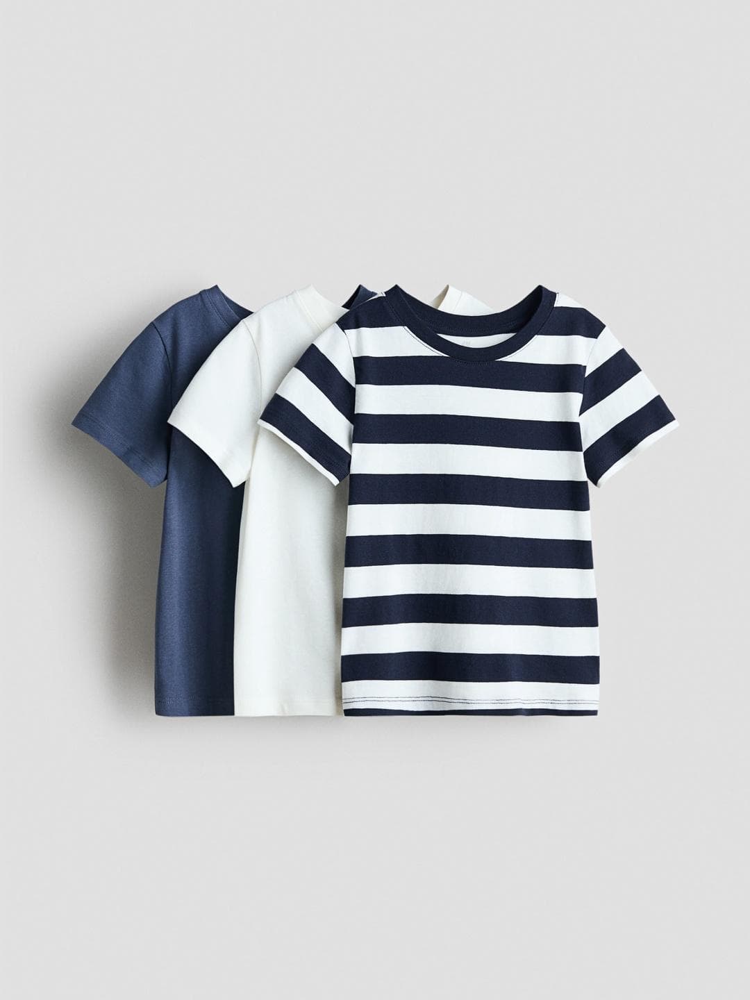 H&M 3-Pack Cotton T-shirts