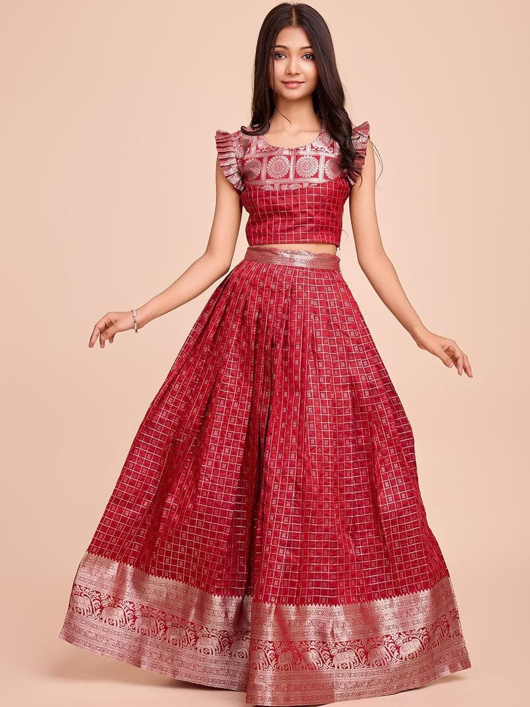 KALINI Girls Ready to Wear Lehenga &