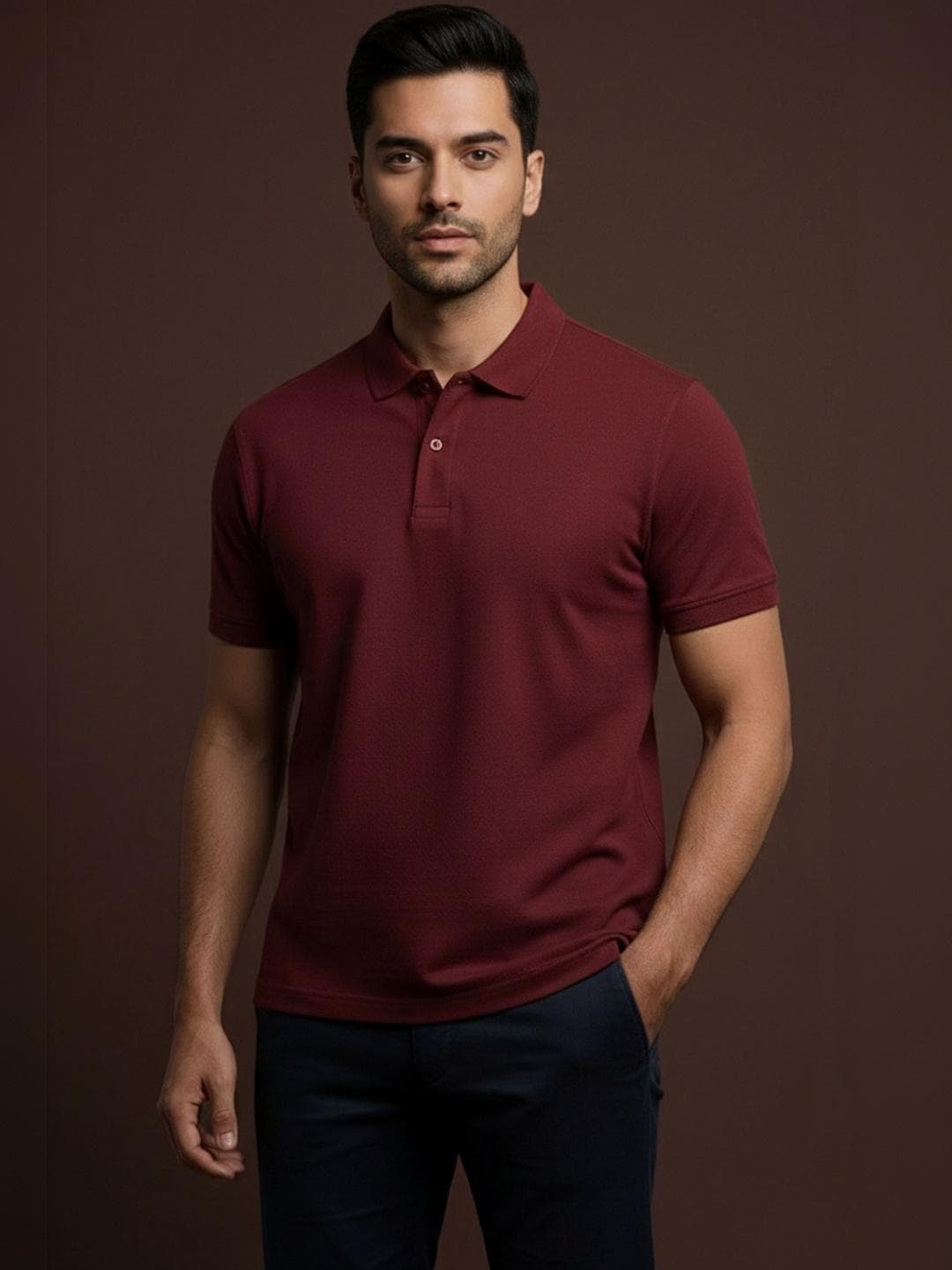 The Roadster Lifestyle Co Cotton Polo Collar Tshirts