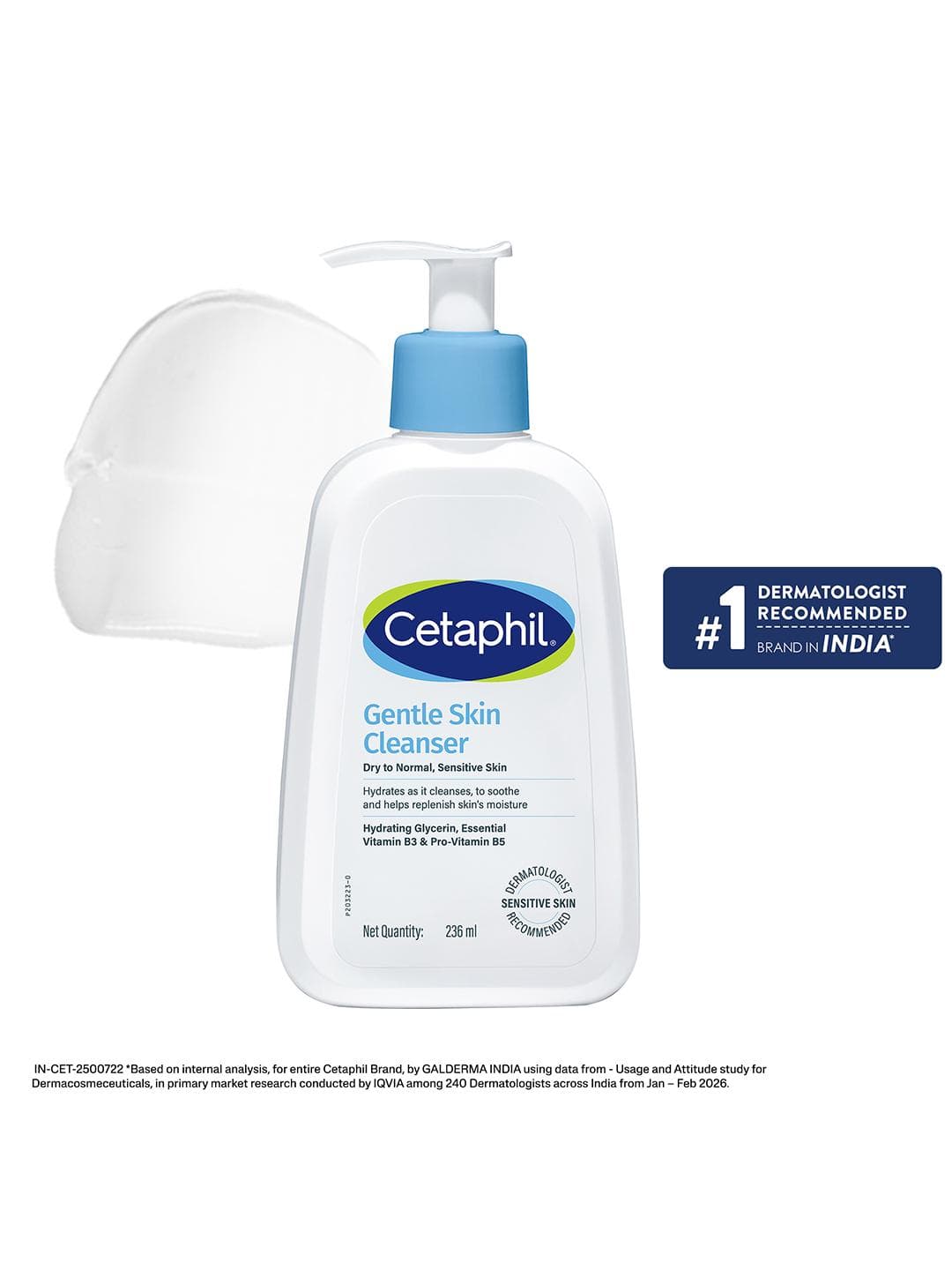 Buy Cetaphil Gentle Skin Cleanser Hydrating Face Wash With Niacinamide, Vitamin B5 236 Ml - - Personal Care for Unisex