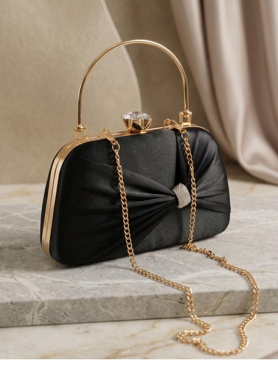 OSTY Textured Box Clutch