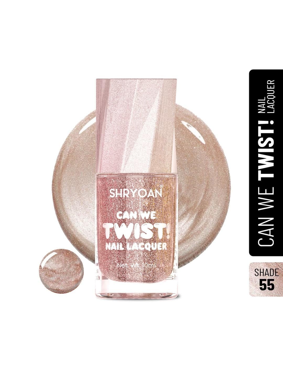Buy SHRYOAN Can We Twist Long Lasting Nail Polish 10 Ml Shade 55 - - Personal Care for Women