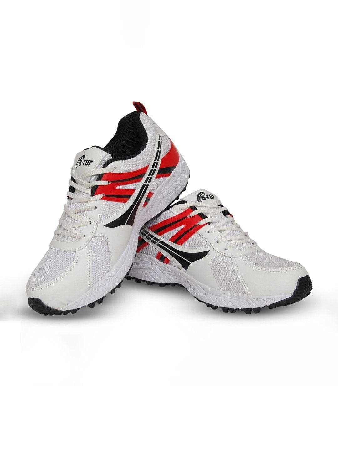 BTUF Unisex Rubber Spikes Cricket Sports Shoes
