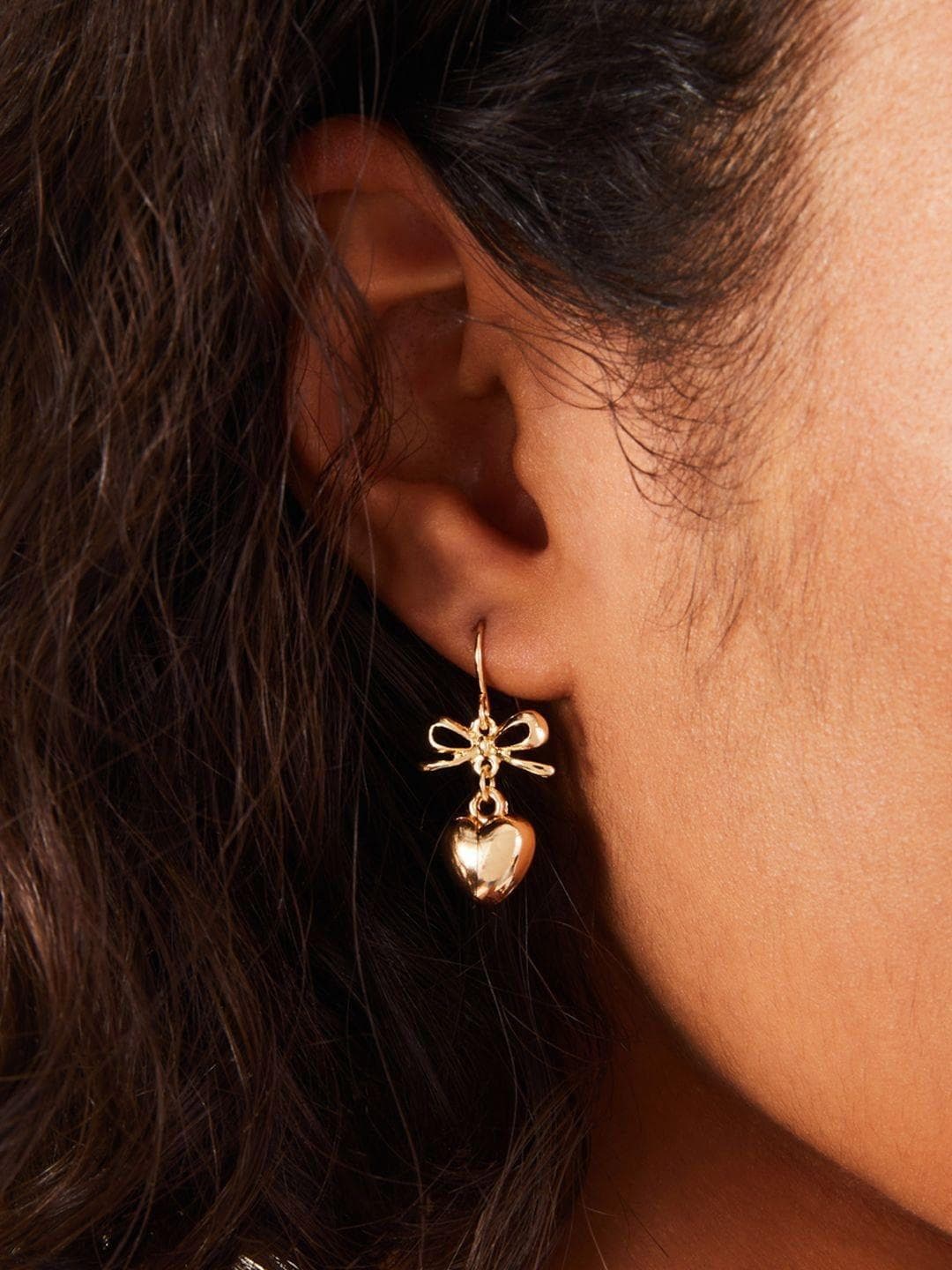Buy Accessorize Heart Shaped Drop Earrings - - Accessories for Women