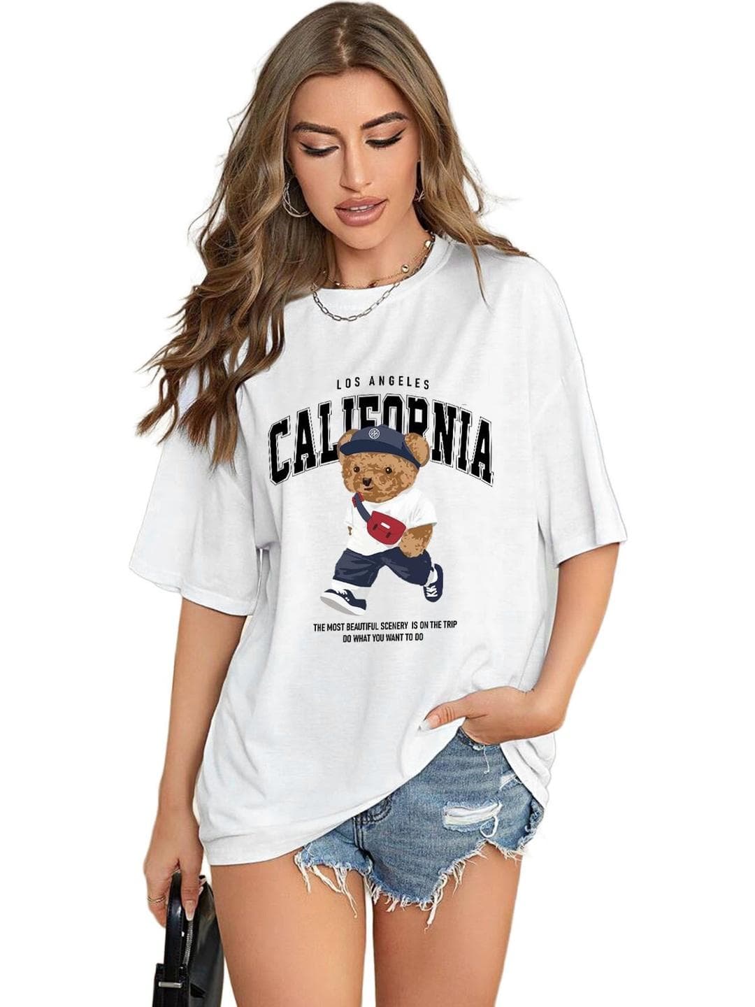 AUSK Women Printed T-shirt