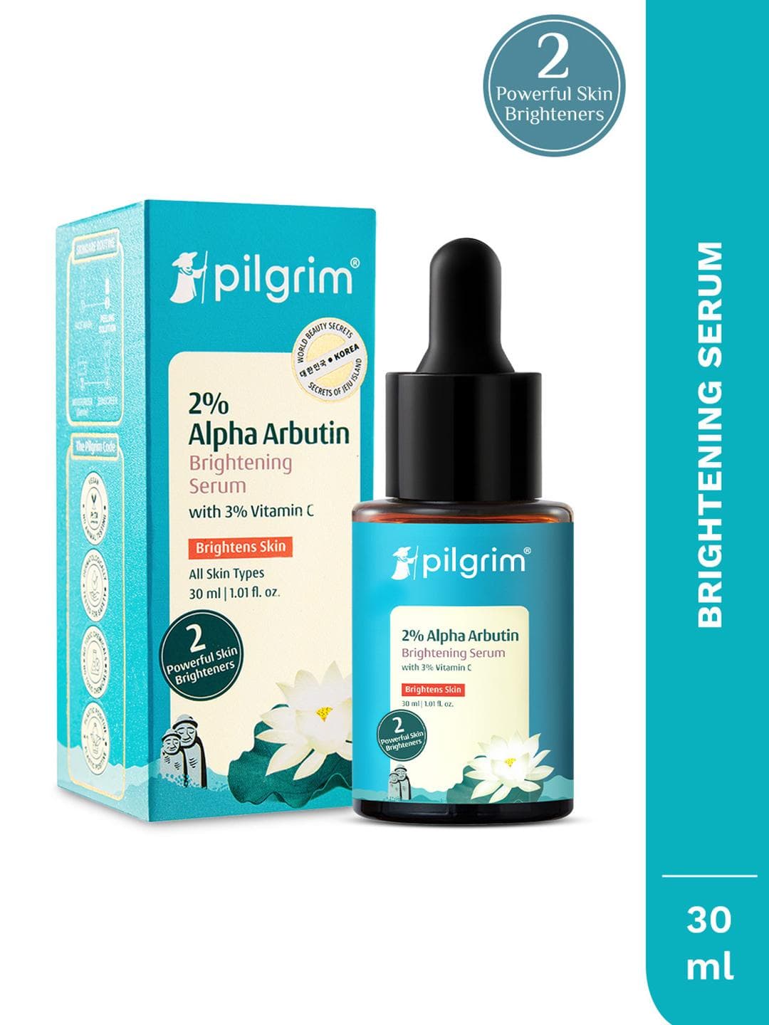 Buy Pilgrim Alpha Arbutin & Vitamin C Skin Brightening Face Serum For Dark Spot & Pigmentation - - Personal Care for Unisex