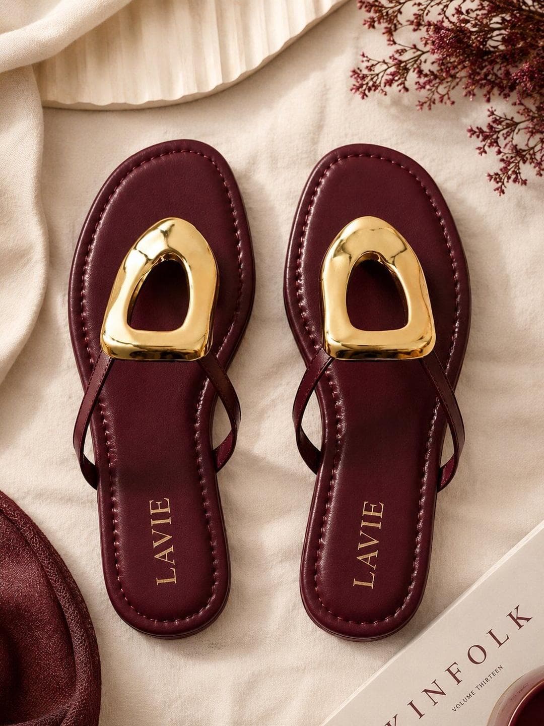 Lavie Women Open Toe Flats