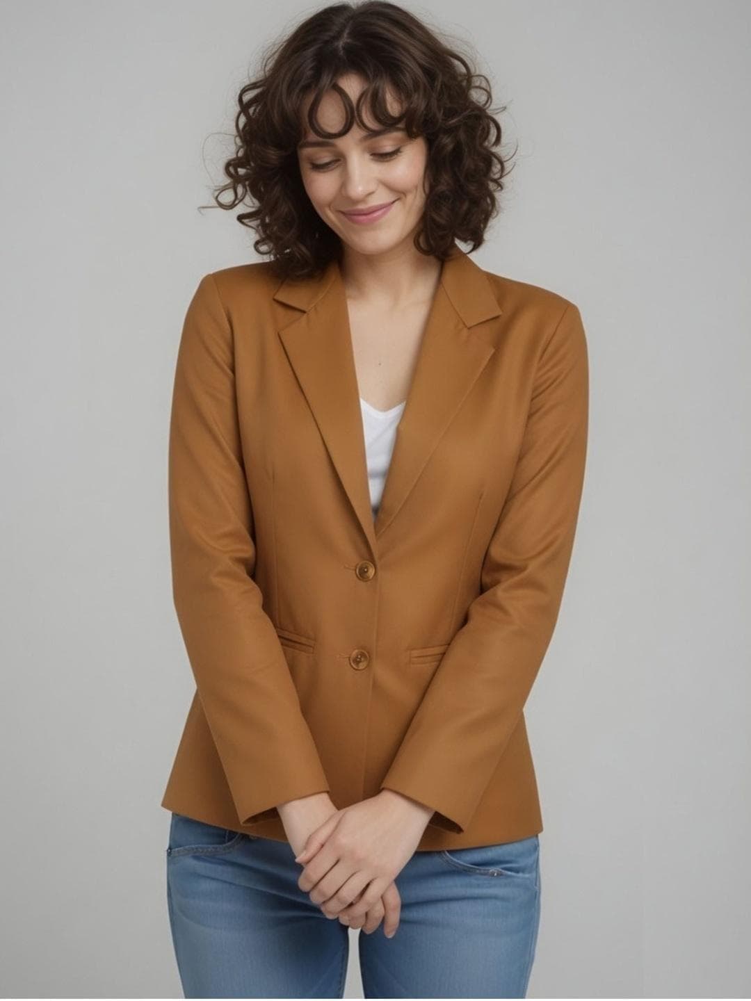 BAESD Single-Breasted Casual Blazer