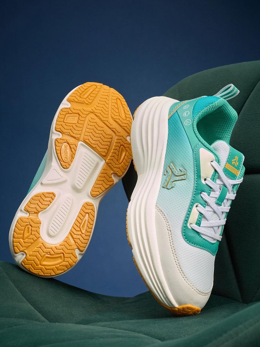 Buy Campus BORNE C Unisex Kids Mesh Running Non Marking Shoes - - Footwear for Unisex Kids