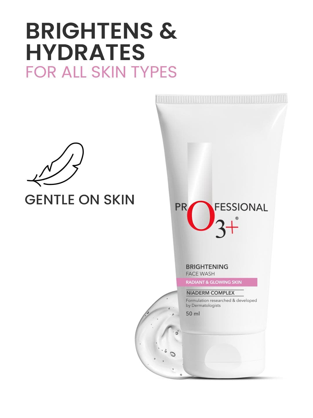 O3 Professional Brightening Face Wash - 50 ml