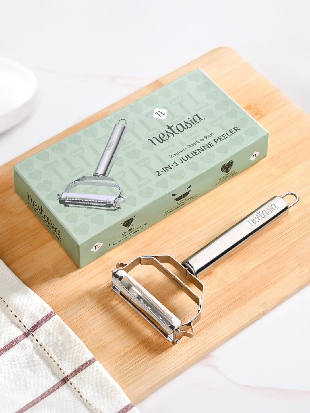 Nestasia Dual Blade Julienne Peeler