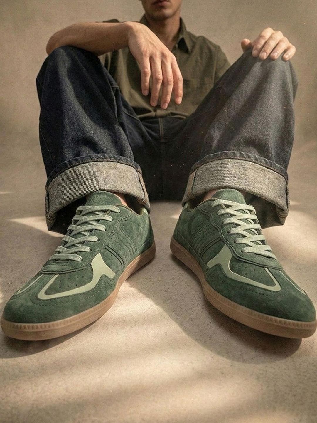The Roadster Lifestyle Co Men Round Toe Sneakers Casual Shoes