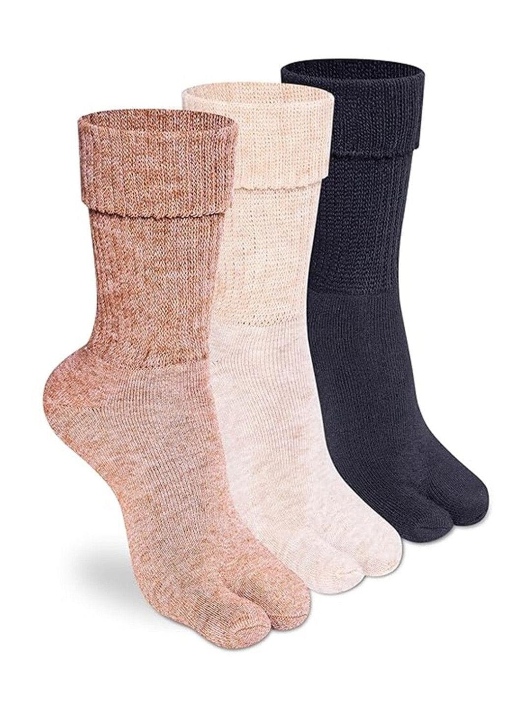 Buy Supersox Women Pack Of 3 Winter Thermal Regular Length Thumb Socks - - Accessories for Women