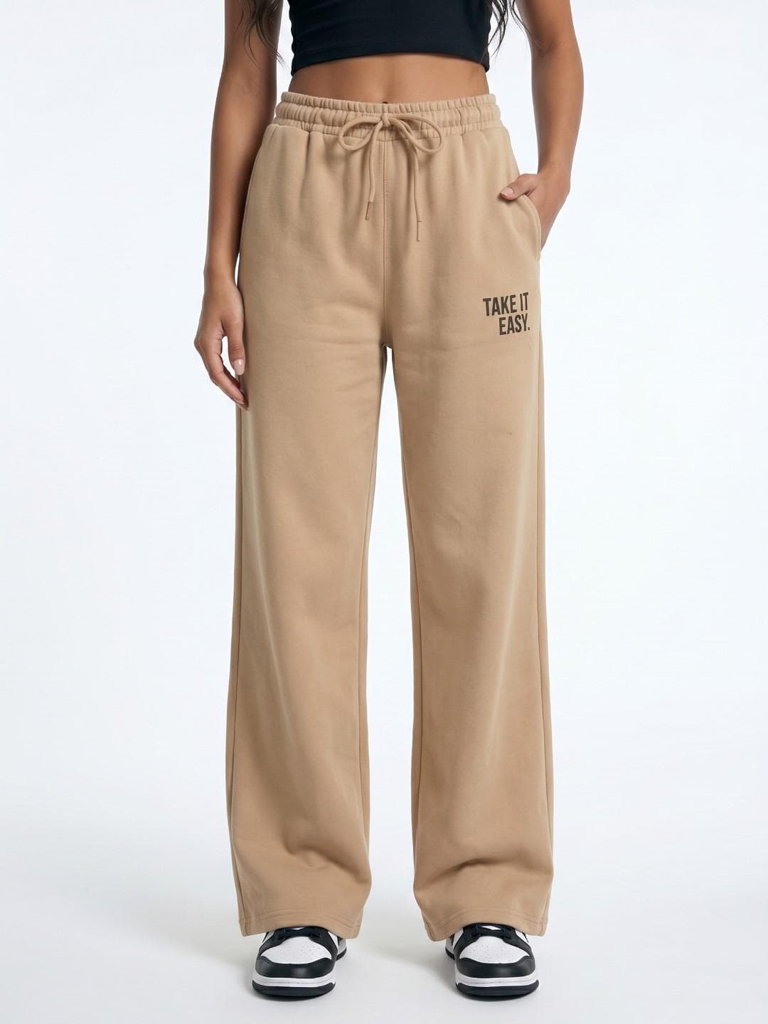 glitchez Women Relaxed Fit Track Pants