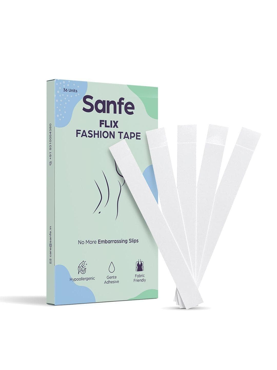 Sanfe Set of 36 Flix Double Sided Fashion & Body Tape