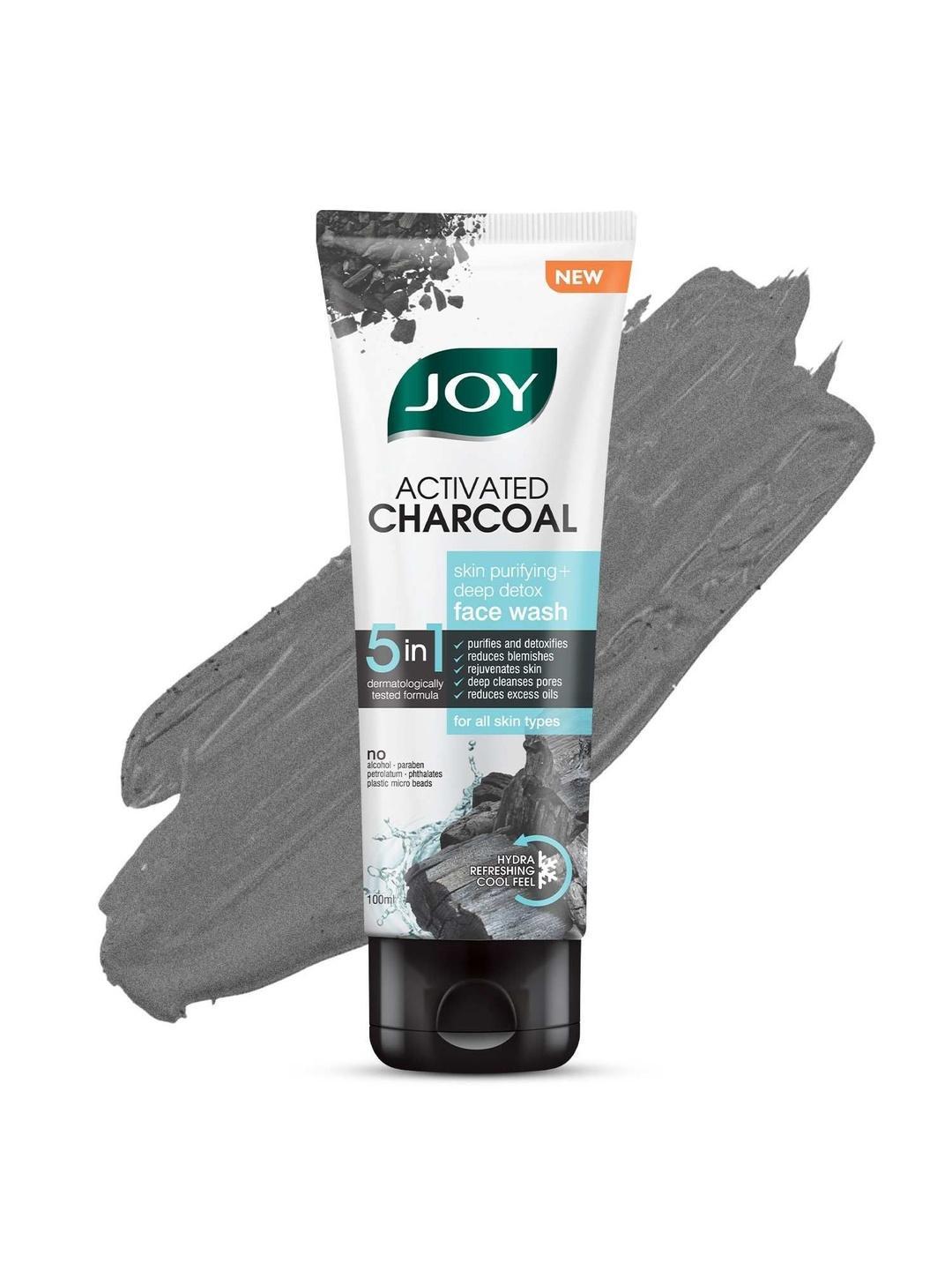 Buy JOY Activated Charcoal Skin Purifying & Deep Detox Face Wash 100 Ml - - Personal Care for Unisex