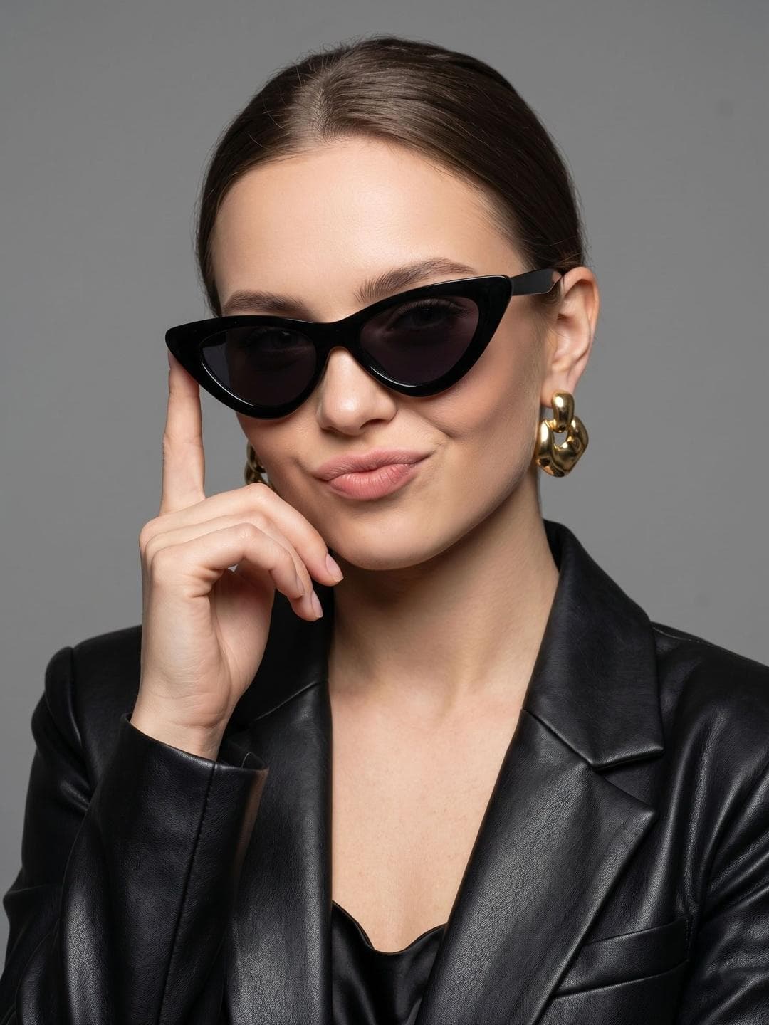Buy NuVew Women Cateye Sunglasses ES_16004 29 NW Cat2 BLK BLK CE 60 G - - Accessories for Women