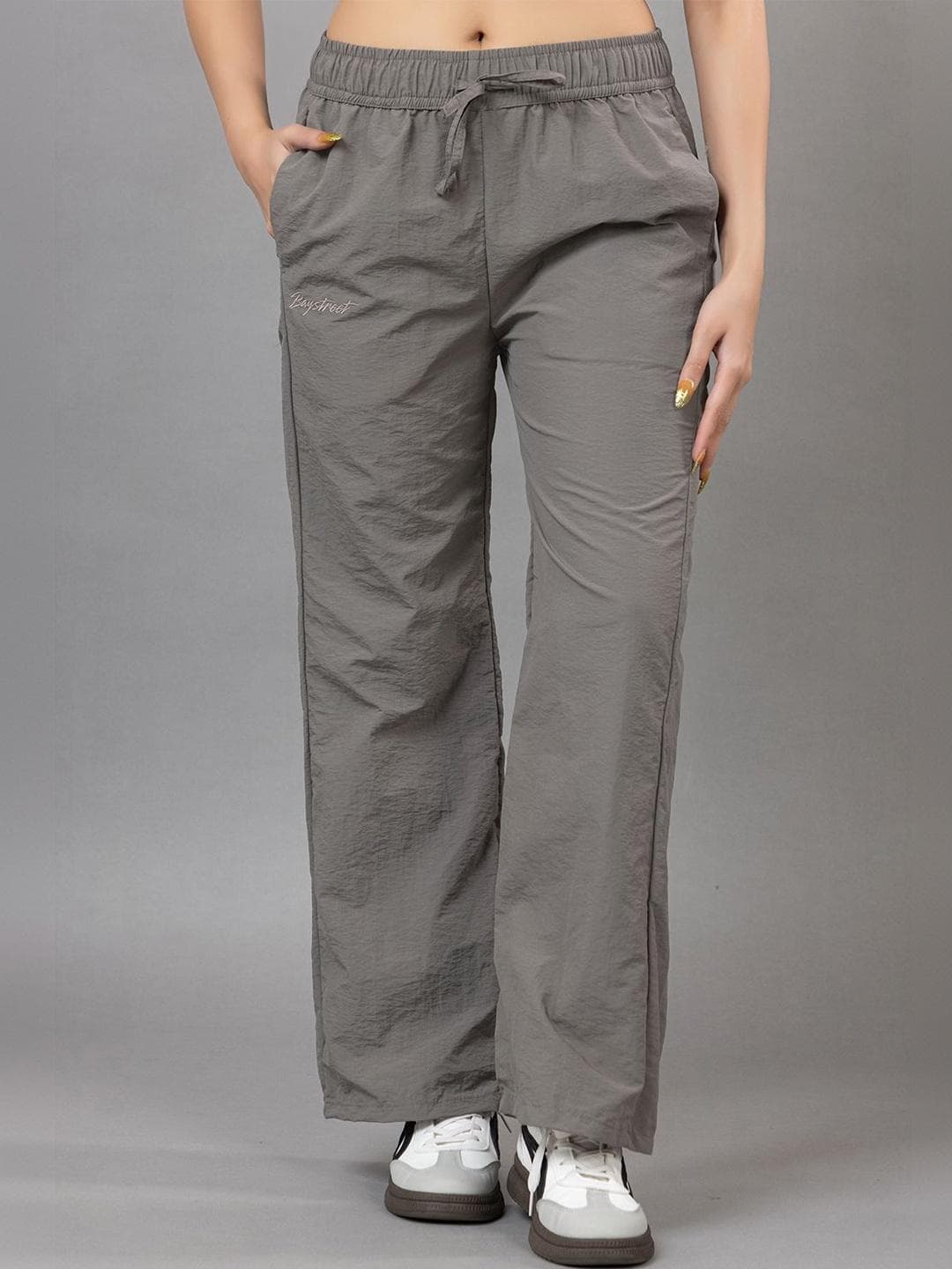 BAYSTREET Women Regular Fit Typography Track Pants