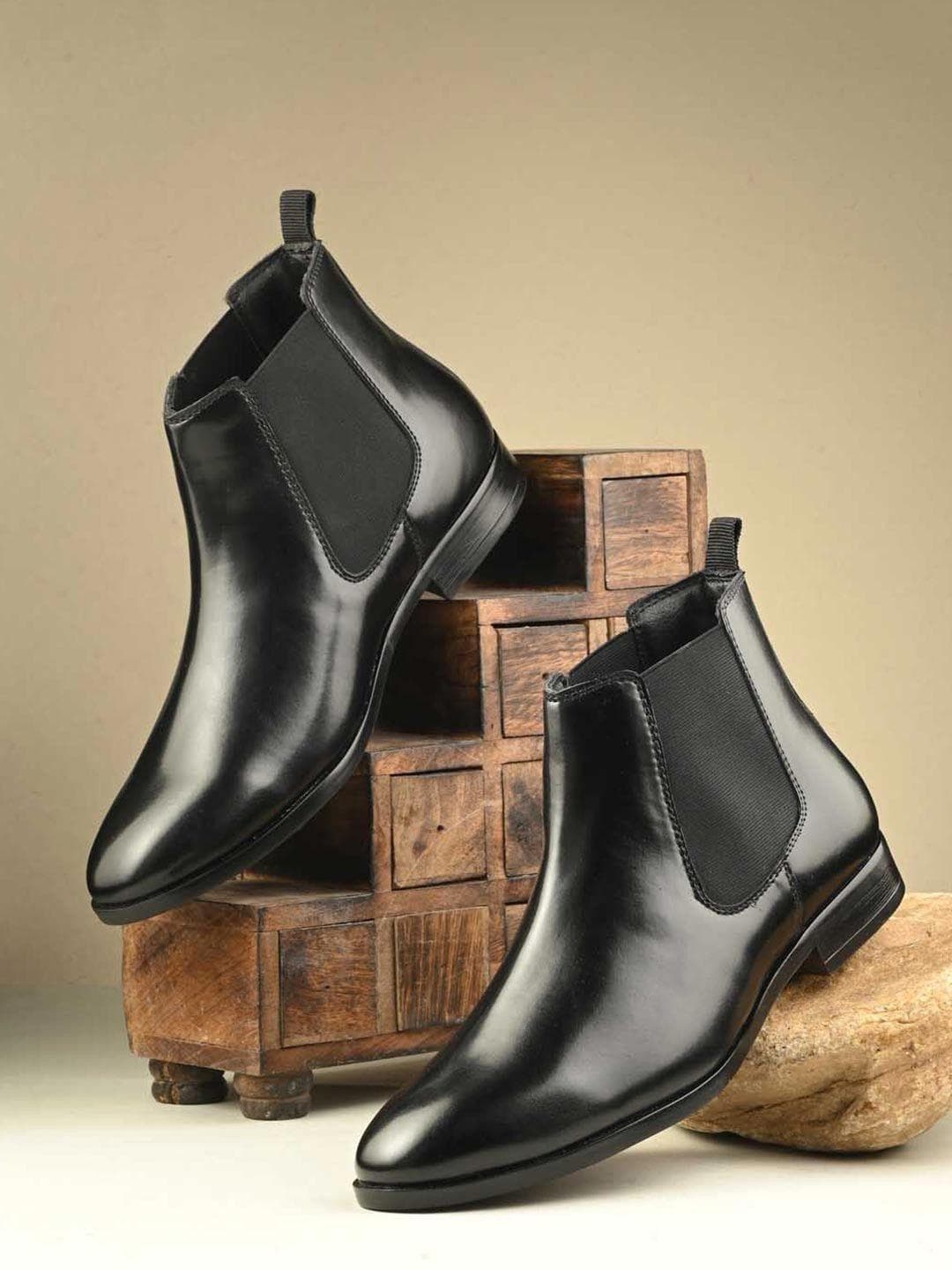 Buy Hirels Men Round Toe Chelsea Boots - - Footwear for Men