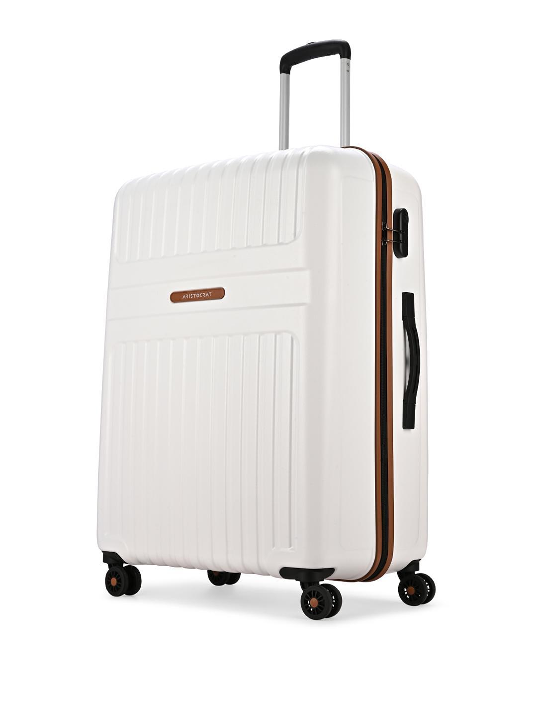 Buy Aristocrat Atlas Textured Hard Sided Medium Trolley Bag - - Accessories for Unisex