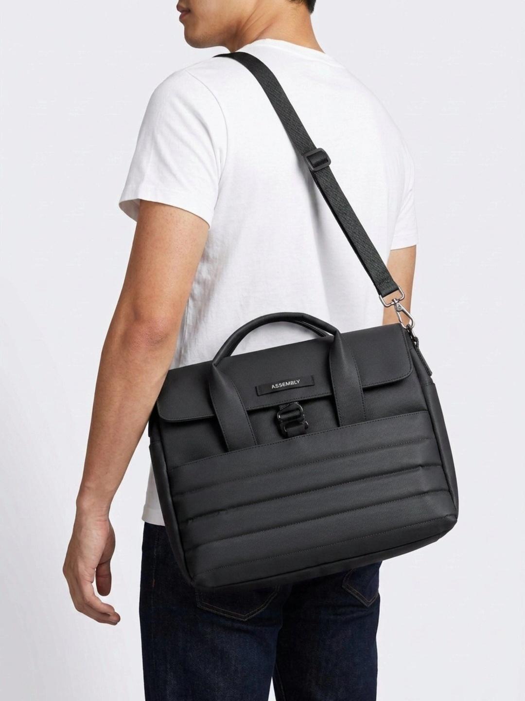 Buy Assembly Stark Black Laptop Messenger Bag - - Accessories for Unisex