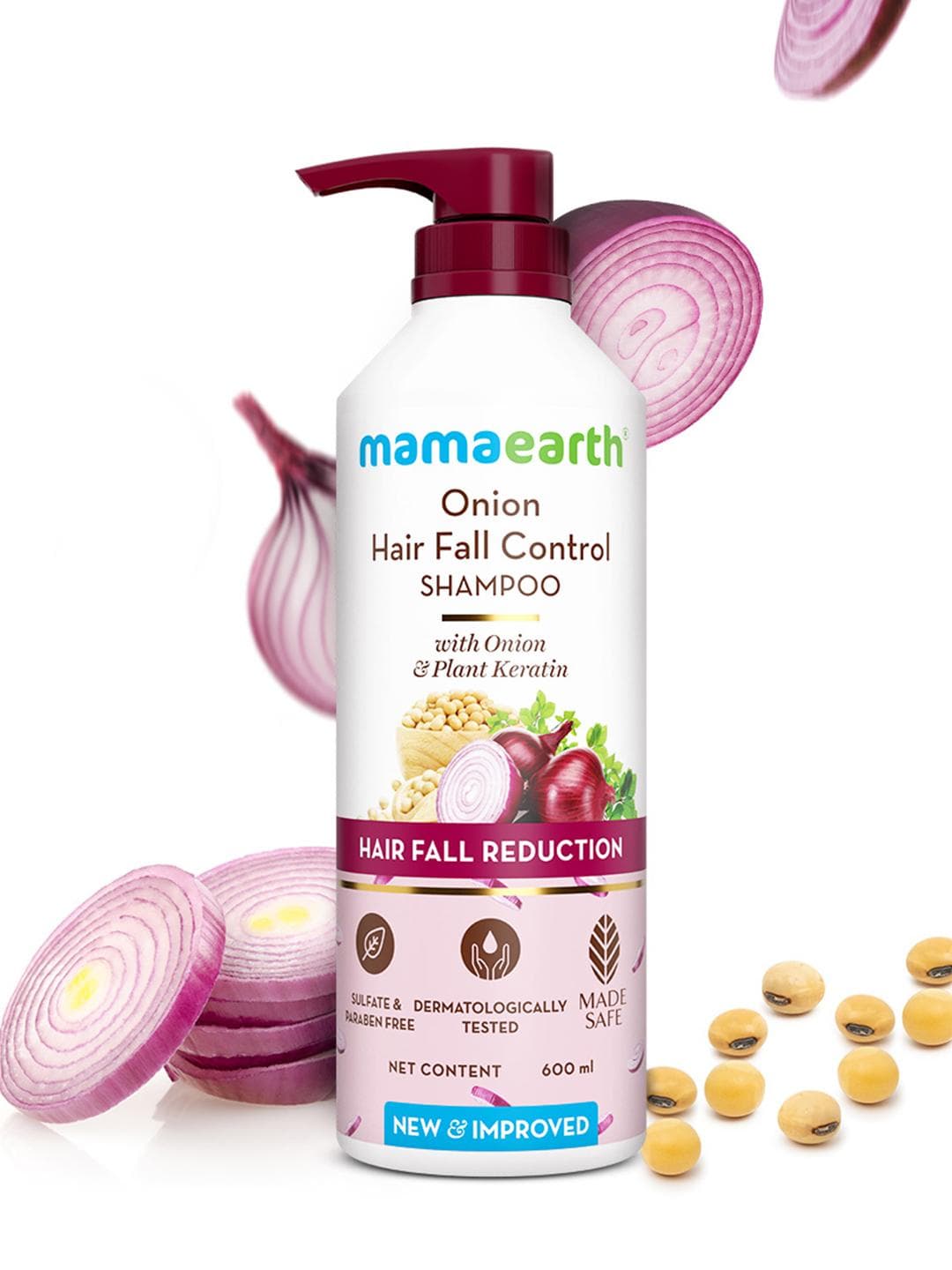 Buy Mamaearth Onion Shampoo 600 Ml - - Personal Care for Unisex