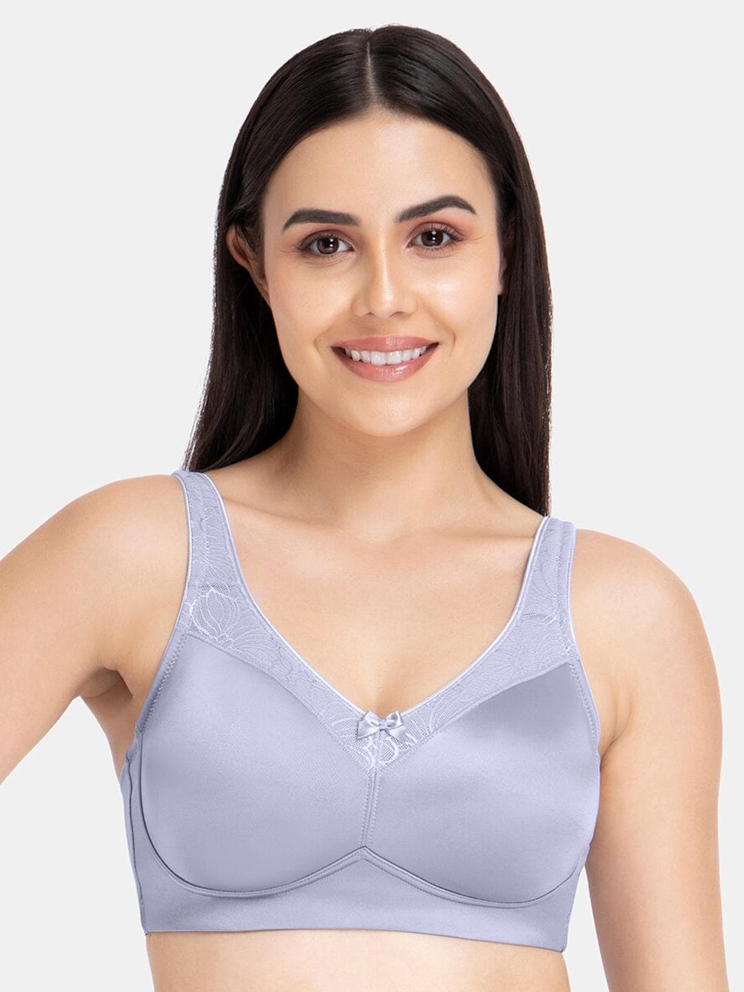 Buy Amante Solid Non Padded Elegant Super Support Bra BRA78001 - - Apparel for Women
