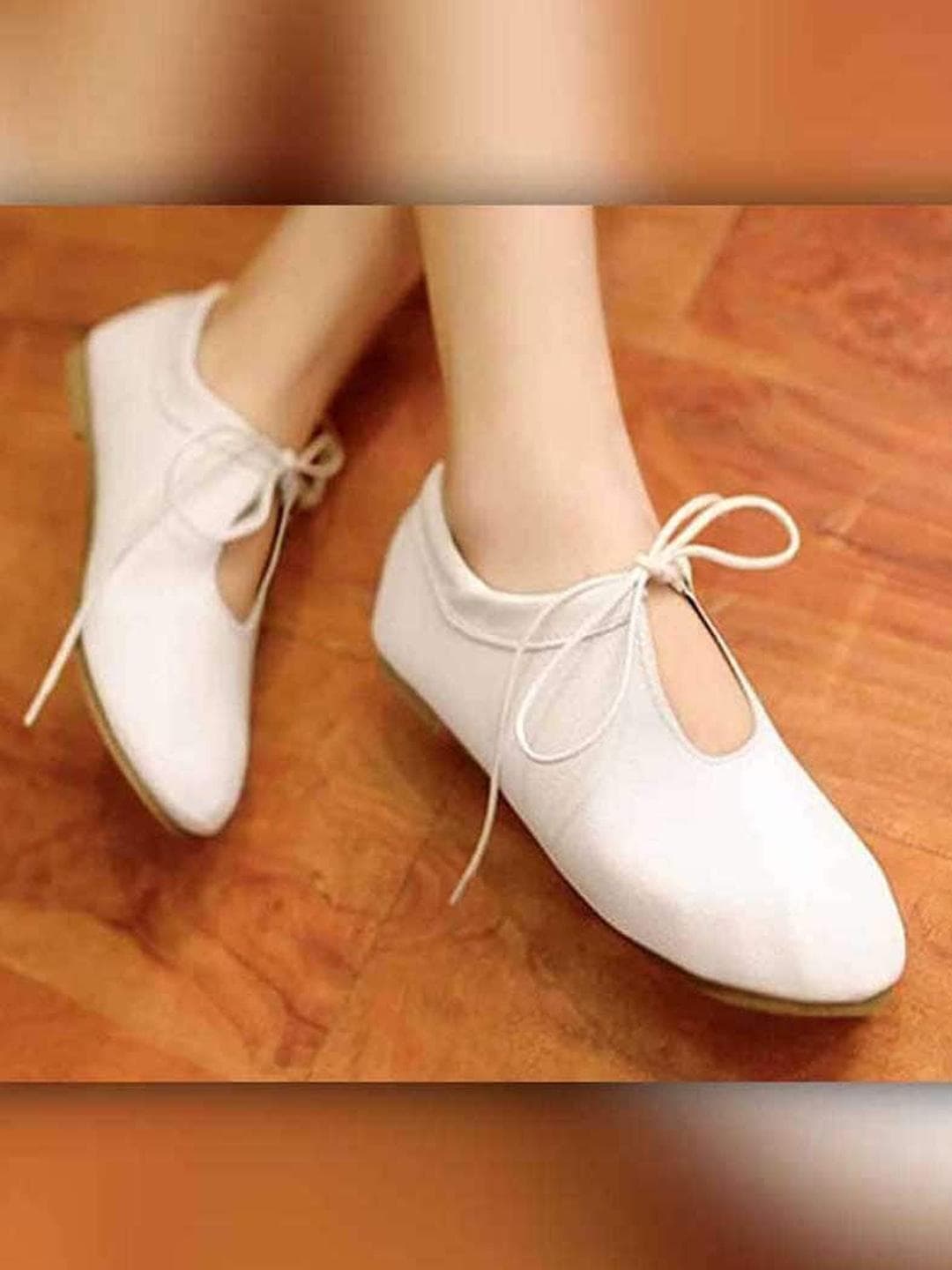 Shoetopia Women White Sneakers