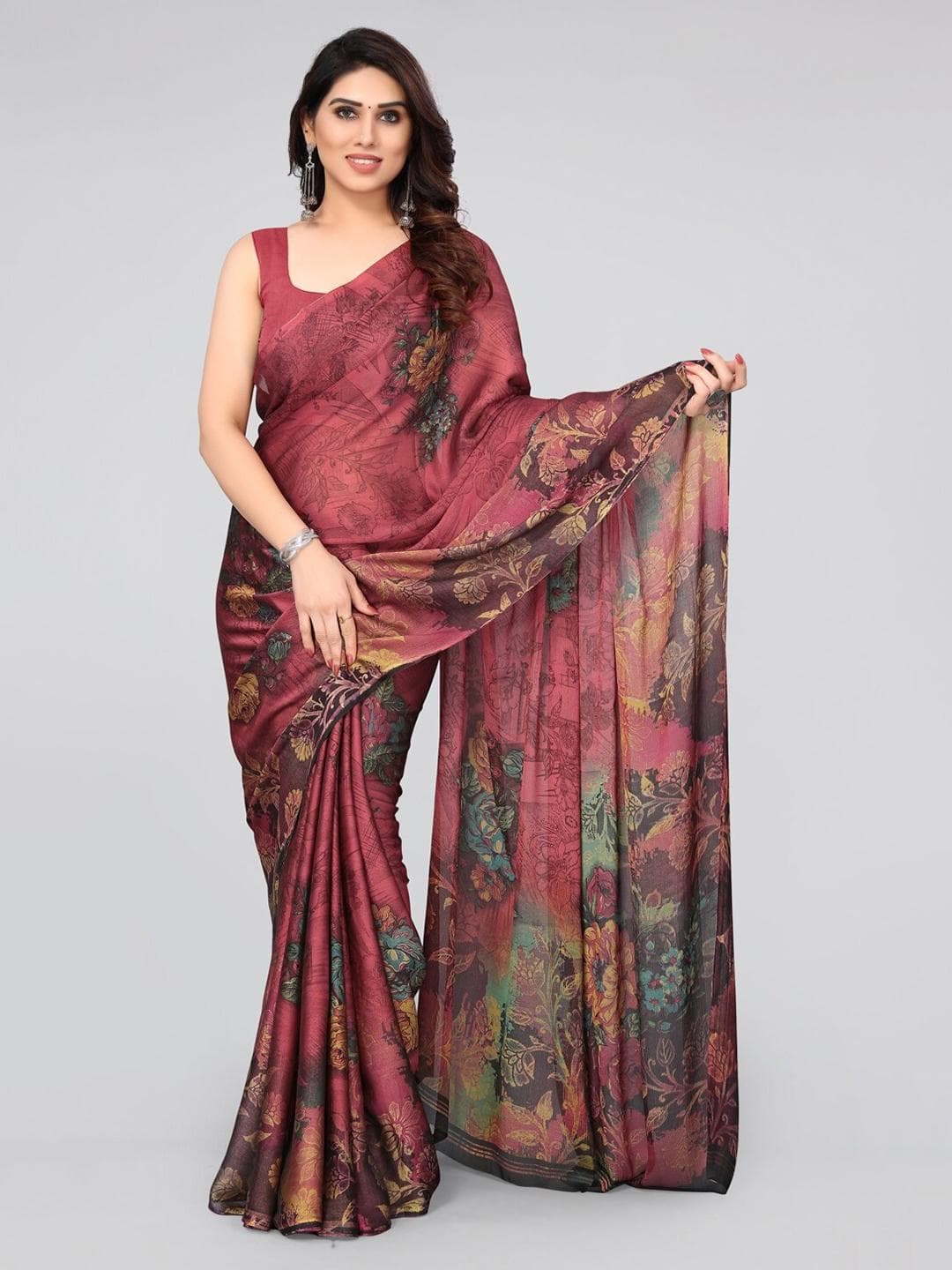 KALINI Printed Floral Saree