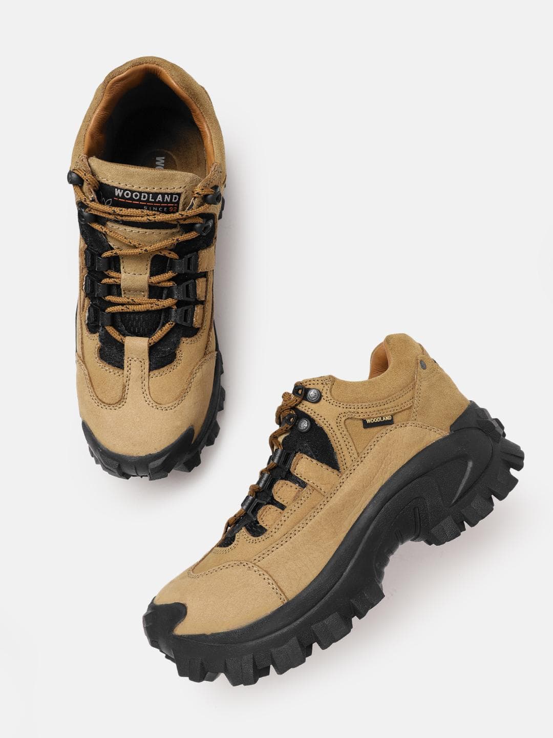 Buy Woodland Men Nubuck Leather Trekking Shoes - - Footwear for Men
