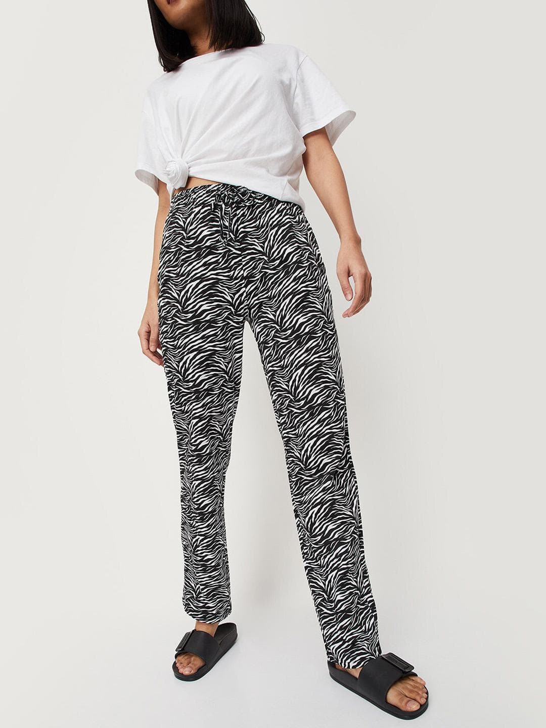 max Women Printed Cotton Lounge Pants