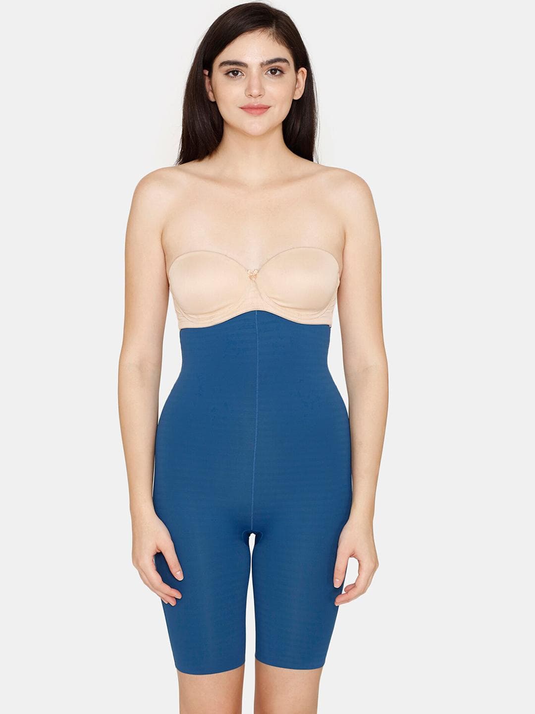 Buy Zivame Women Solid High Waisted Tummy & Thigh Shaper - - Apparel for Women