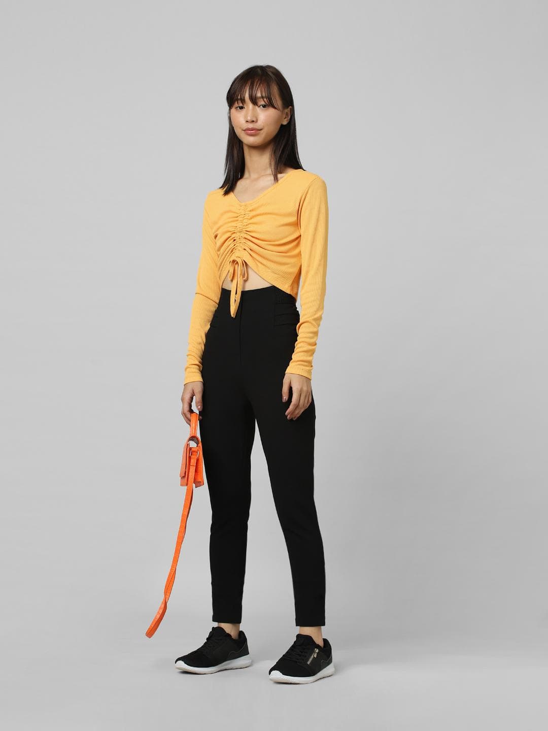 ONLY Women Skinny Fit High-Rise Trousers