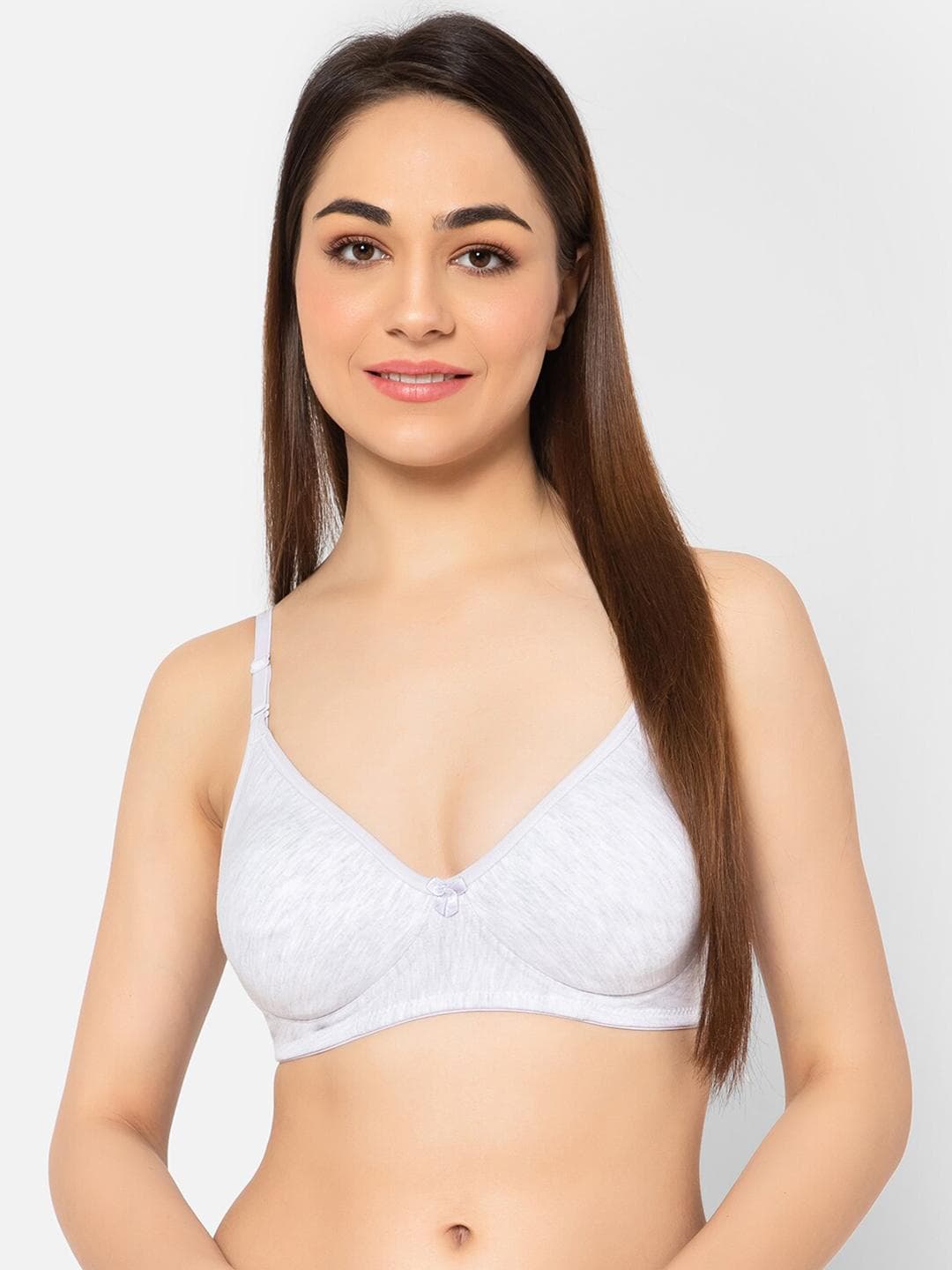Buy Clovia Lightly Padded Cotton T Shirt Bra - - Apparel for Women