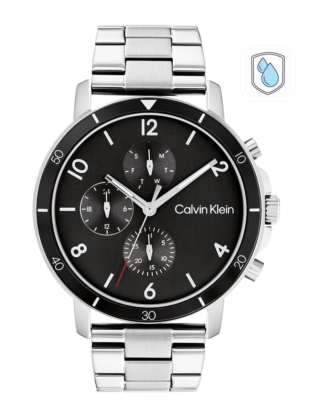 Buy Calvin Klein Men Gauge Sport Bracelet Style Analogue Multi Function Watch 25200067 Black - - Accessories for Men
