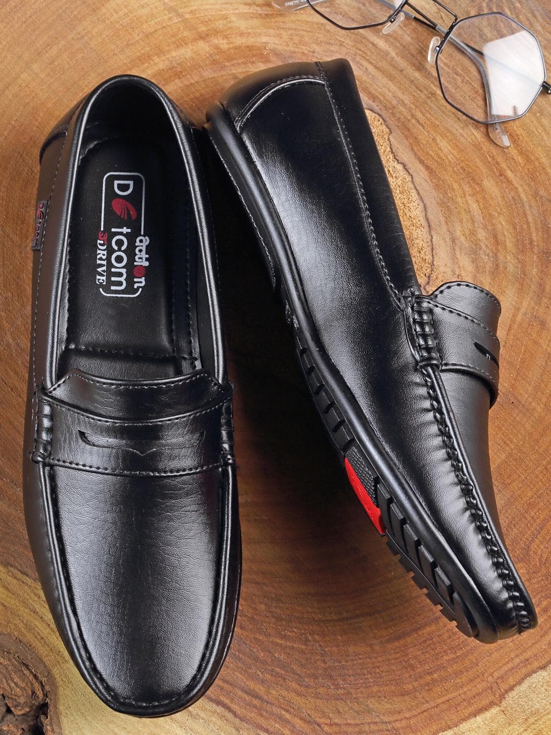 Action Men Round-Toe Comfort-Fit Formal Loafers