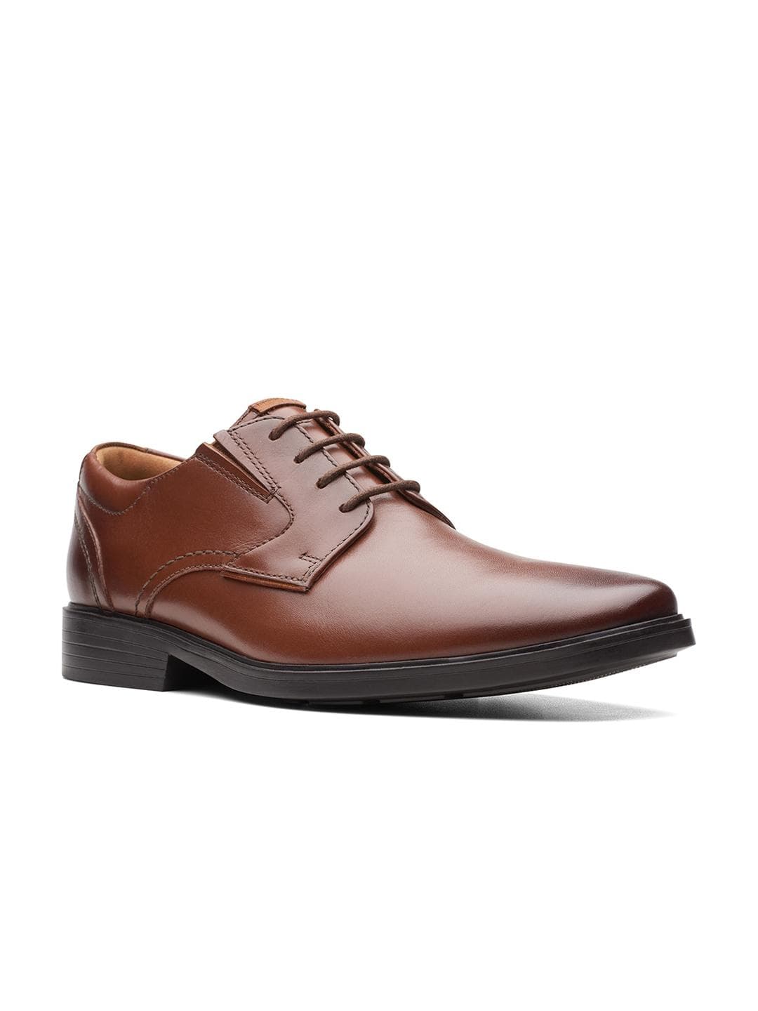 Clarks Men Leather Round Toe Formal Derbys