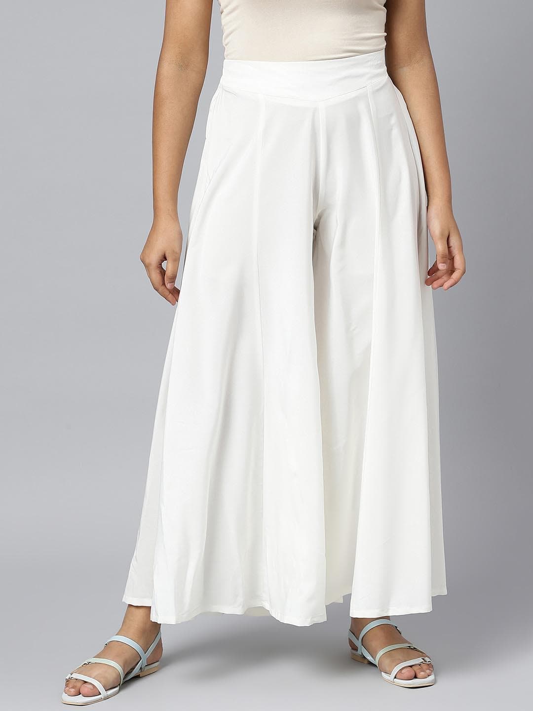 AURELIA Women Flared Ethnic Palazzos