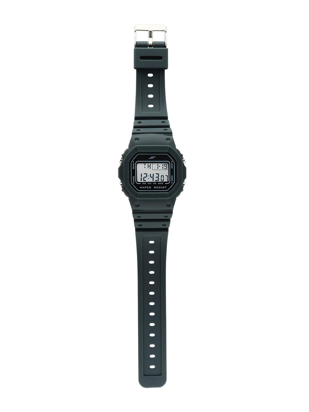 Buy Sf Hexa Digital With Grey Strap Unisex Watch 77122pp01 - - Accessories for Unisex