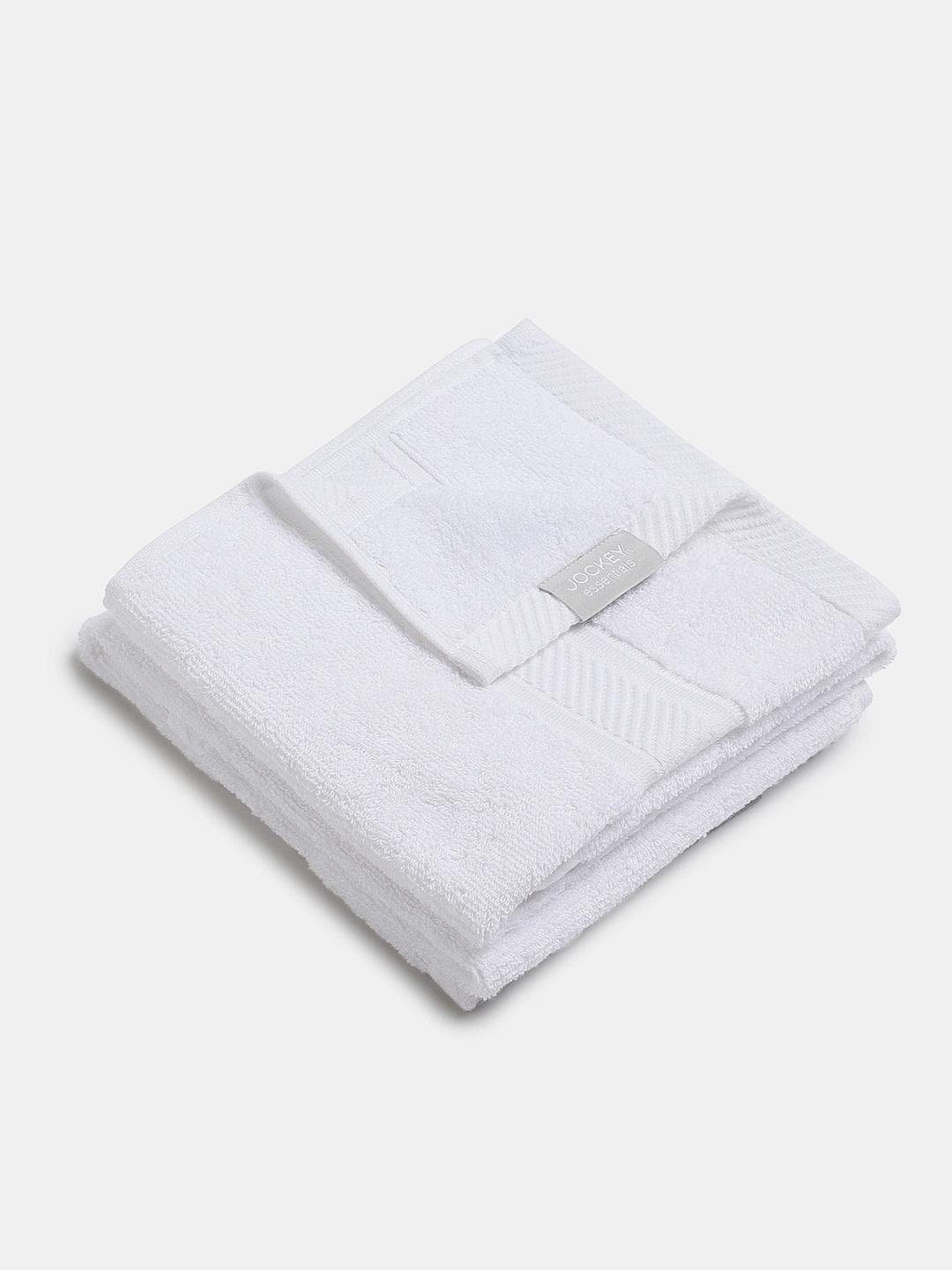 Buy Jockey Pack Of 2 Cotton Terry Ultrasoft And Durable Solid Hand Towel T201 - - Home for Unisex
