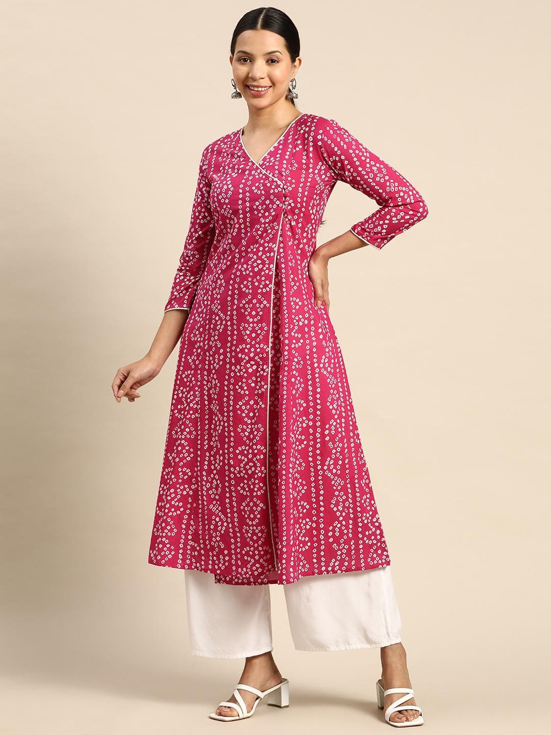 anayna Bandhani Printed Kurta