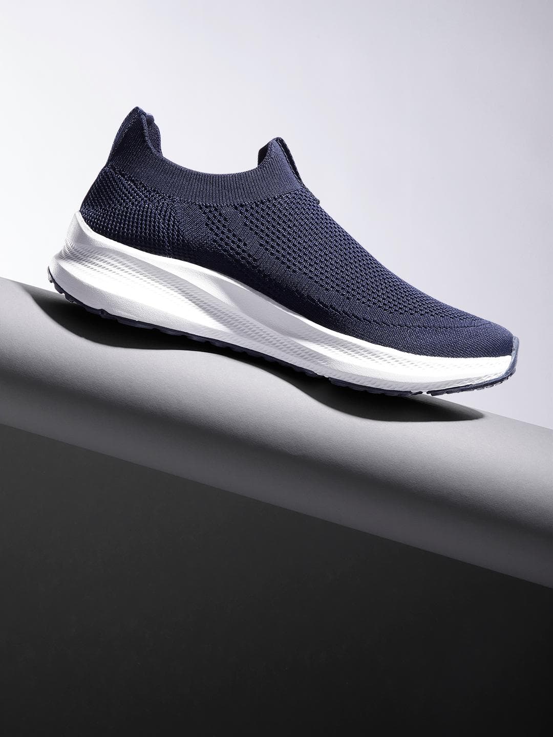 WROGN Men Woven Design Slip-On Sneakers