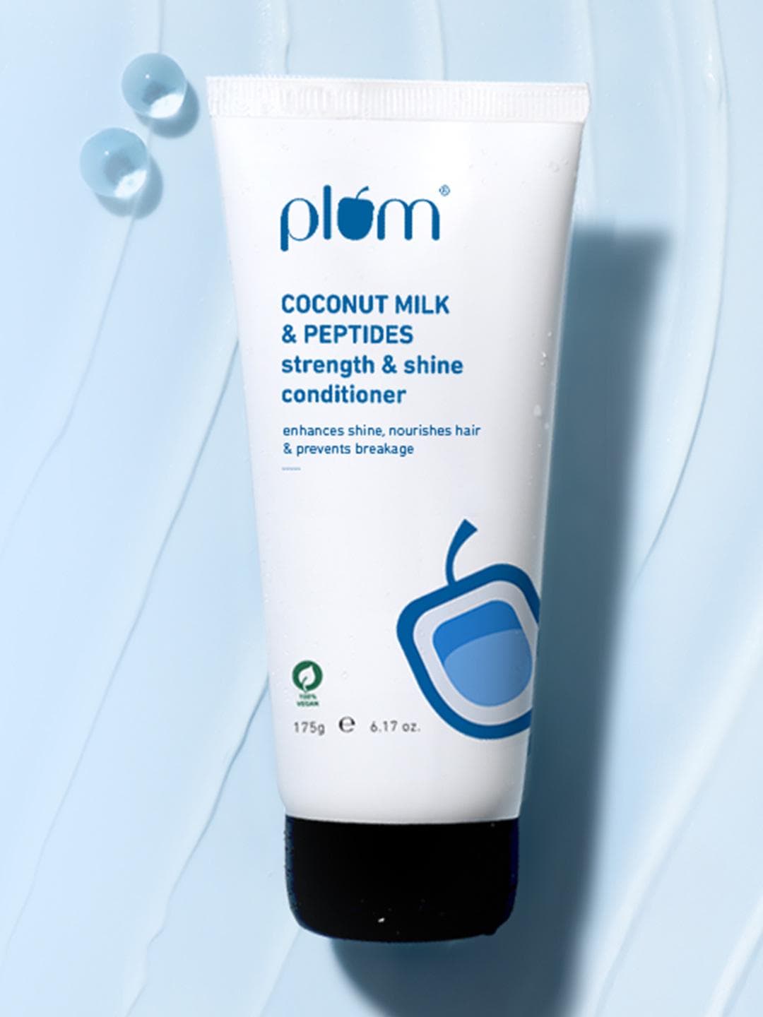 Buy Plum Coconut Milk & Peptides Strength & Shine Conditioner For Prevents Hair Breakage175 Gm - - Personal Care for Unisex