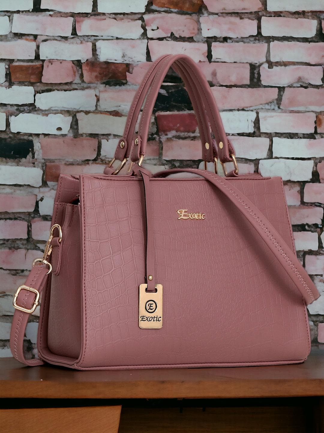 Buy Exotic PU Structured Handheld Bag - - Accessories for Women