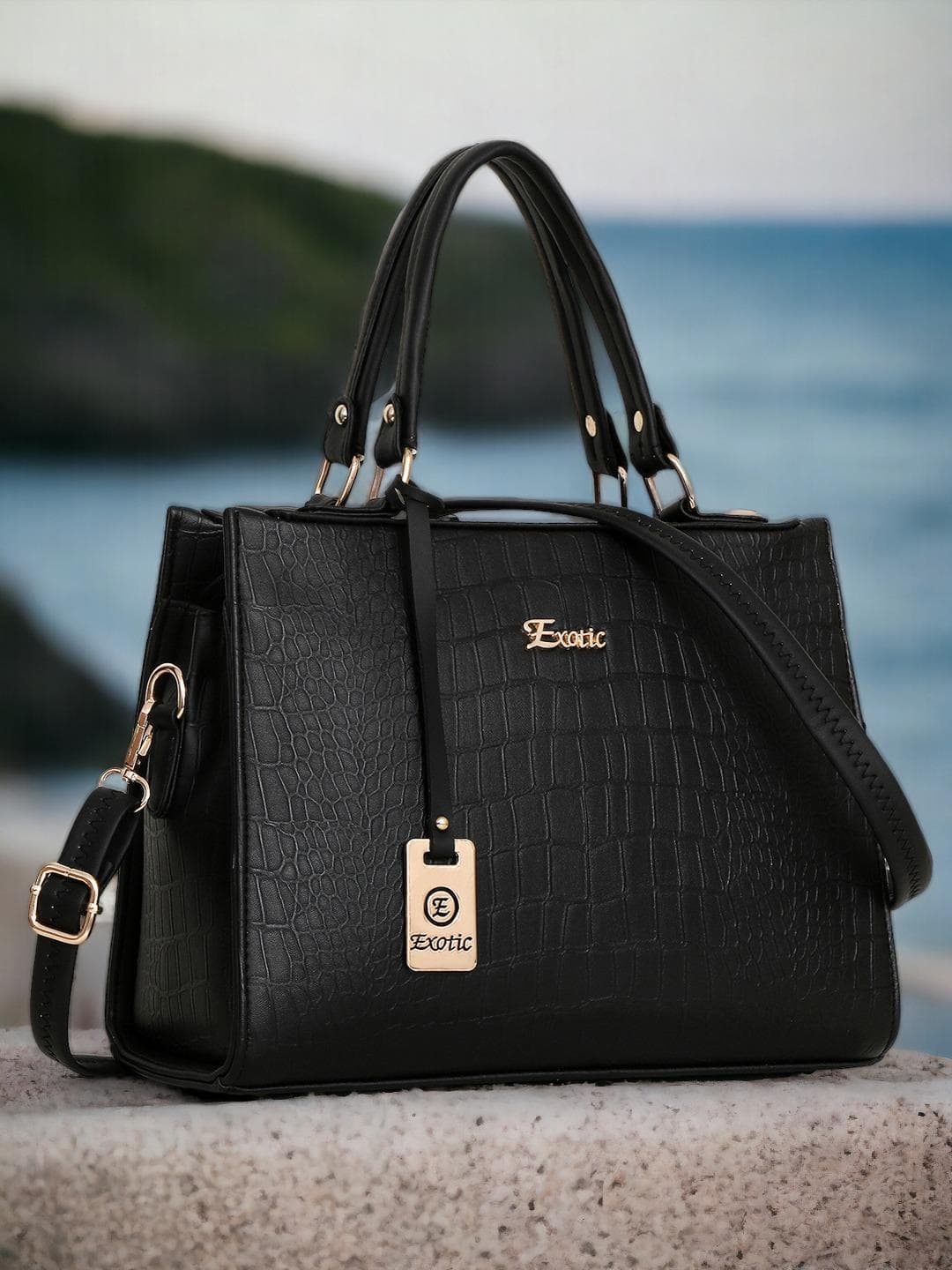 Buy Exotic Textured PU Structured Handheld Bag - - Accessories for Women