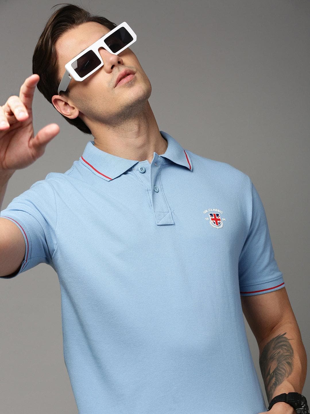 ONN Polo Collar Short Sleeves Pure Cotton T-shirt