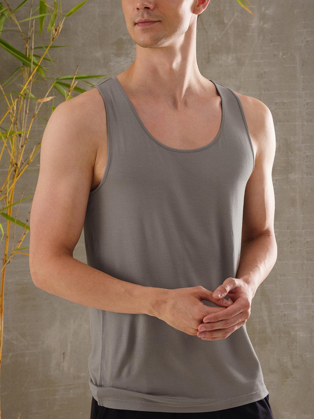 Buy DAMENSCH Round Neck Bamboo Rayon Innerwear Vest - - Apparel for Men