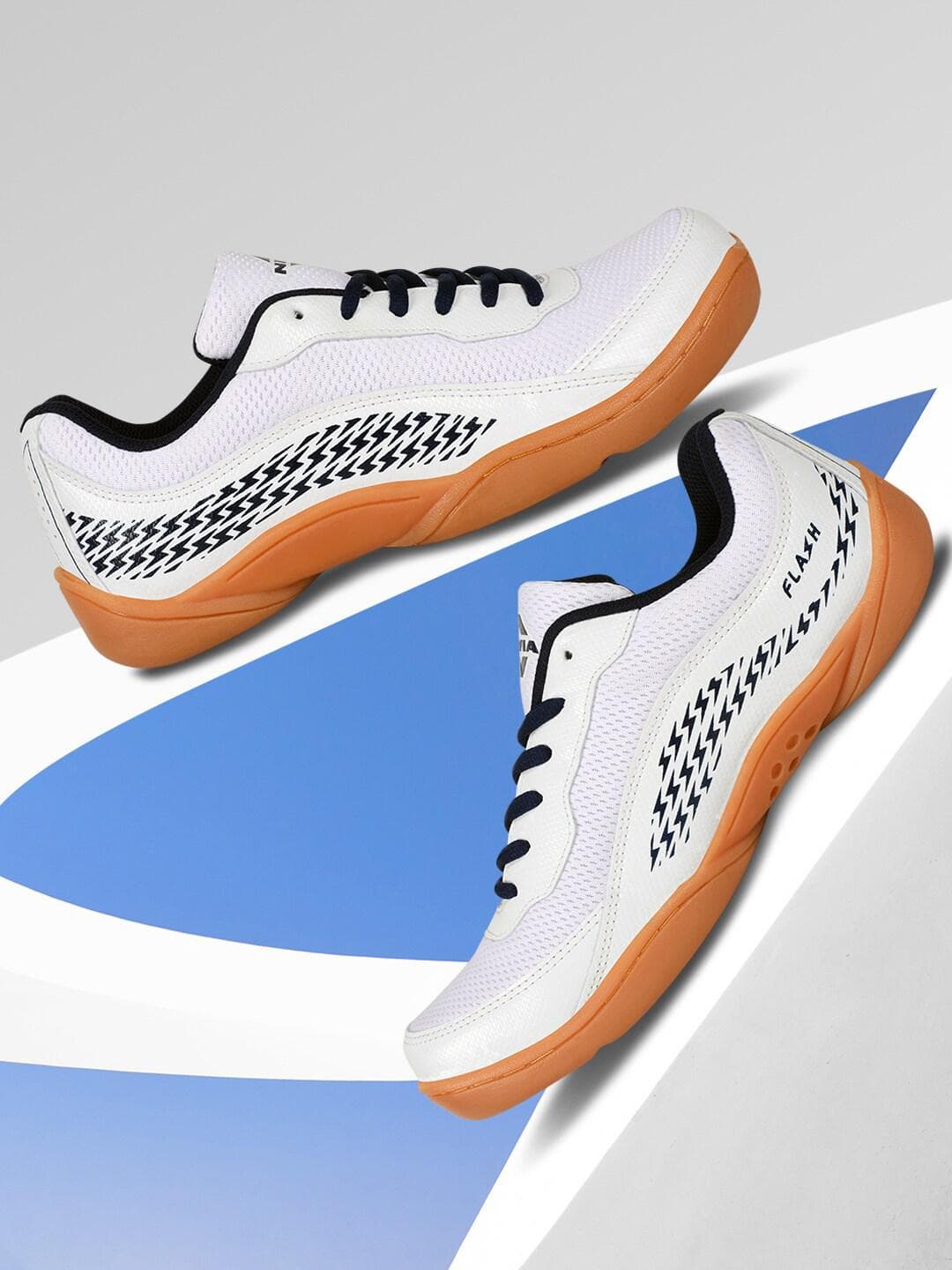 Buy NIVIA Flash 2.0 With PVC Synthetic Leather Upper For Indoor Outdoor Court - - Footwear for Men