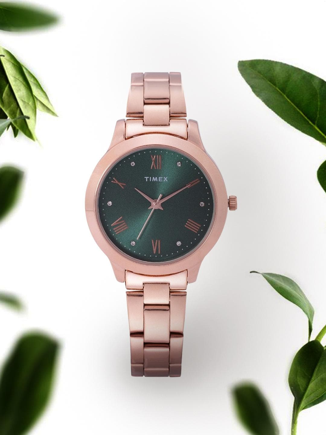 Buy Timex Women Stainless Steel Bracelet Style Straps Analogue Watch TWEL99SMU10 - - Accessories for Women